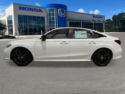 Platinum White Pearl 2026 Honda Civic Hybrid Sport