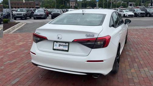 Platinum White Pearl 2024 Honda Civic Sport
