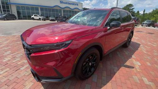 Radiant Red Metallic 2025 Honda CR-V Hybrid Sport-L