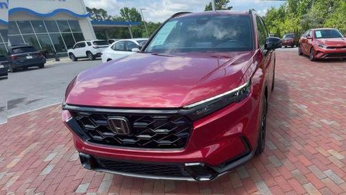 Radiant Red Metallic 2025 Honda CR-V Hybrid Sport-L