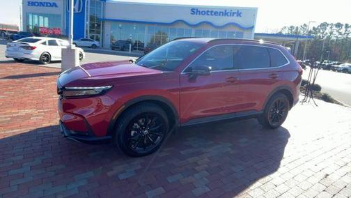 Radiant Red Metallic 2025 Honda CR-V Hybrid Sport-L