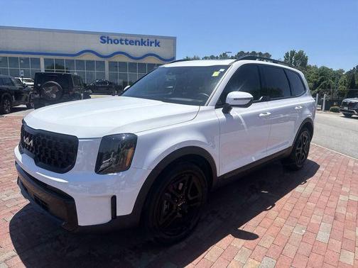 Glacial White Pearl 2024 Kia Telluride EX X-Line