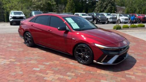 Red 2024 Hyundai ELANTRA N Line
