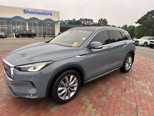 Slate Gray 2022 INFINITI QX50 Luxe