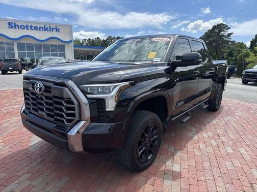 Midnight Black Metallic 2024 Toyota Tundra Hybrid Platinum