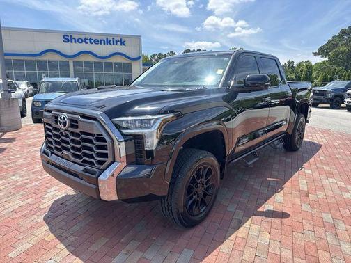 Midnight Black Metallic 2024 Toyota Tundra Hybrid Platinum