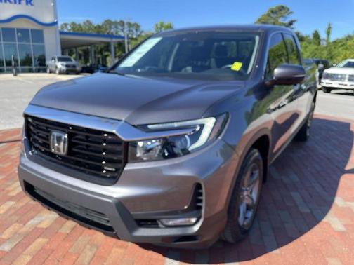 Modern Steel Metallic 2023 Honda Ridgeline RTL-E