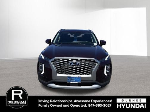Burgundy 2021 Hyundai PALISADE SEL