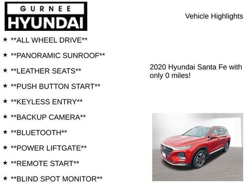 2020 Hyundai SANTA FE 2.0T SEL