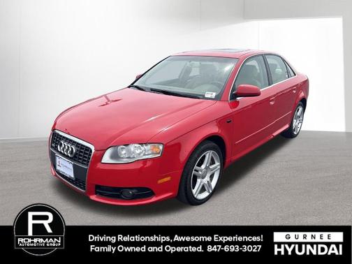 Brilliant Red 2008 Audi A4 2.0T