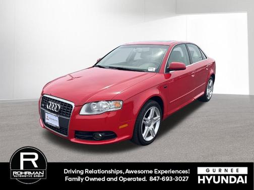Brilliant Red 2008 Audi A4 2.0T