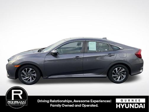 Modern Steel Metallic 2017 Honda Civic EX