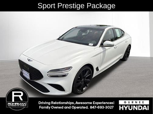 Verbier White 2023 Genesis G70 2.0T