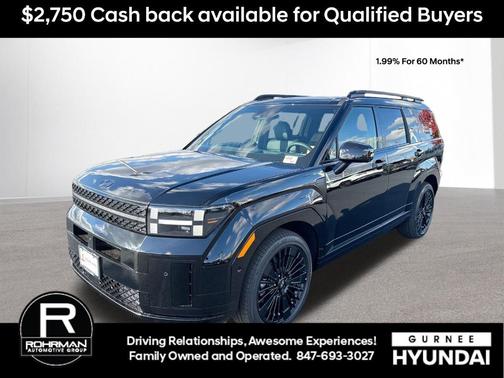 Phantom Black 2026 Hyundai SANTA FE HEV Calligraphy