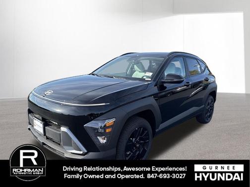 Abyss Black Pearl 2026 Hyundai KONA SEL Sport