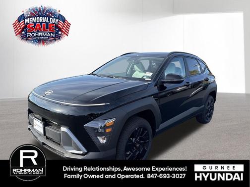 Abyss Black Pearl 2026 Hyundai KONA SEL Sport