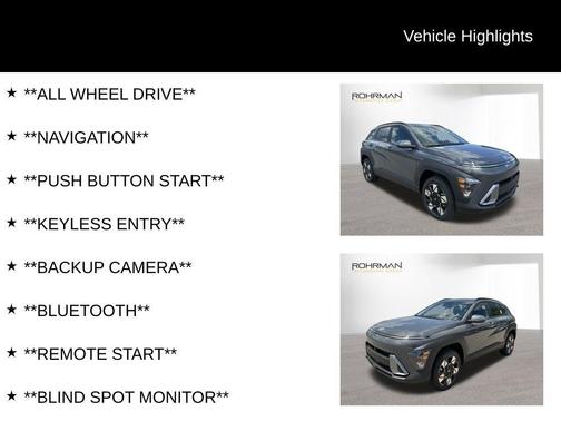2025 Hyundai KONA SEL Convenience