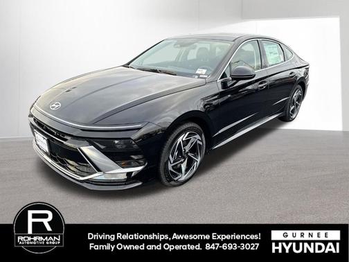 Black 2026 Hyundai SONATA SEL Sport