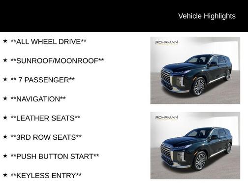 2025 Hyundai PALISADE Calligraphy