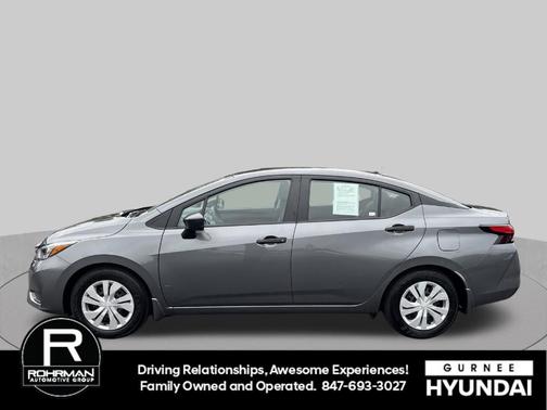 Gun Metallic 2025 Nissan Versa S