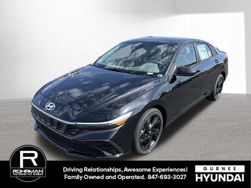Black 2026 Hyundai ELANTRA SEL Sport