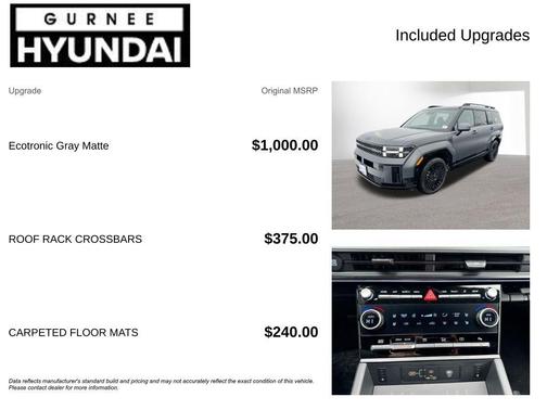 Gray Matte 2026 Hyundai SANTA FE HEV Calligraphy