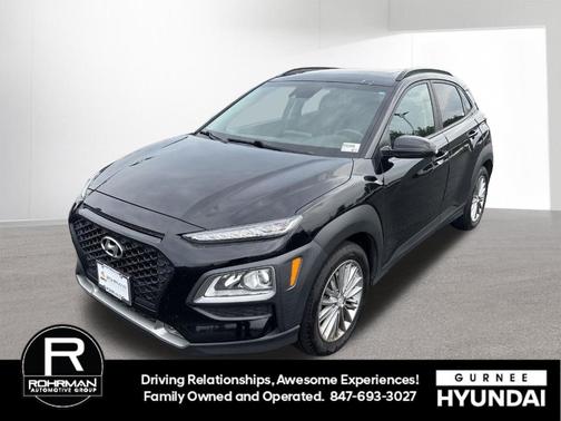 Ultra Black 2020 Hyundai KONA SEL Plus