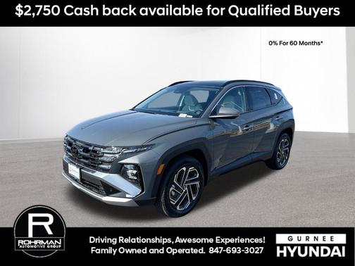 Gray 2026 Hyundai TUCSON Hybrid Limited