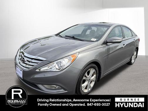 Harbor Gray Metallic 2013 Hyundai SONATA Limited