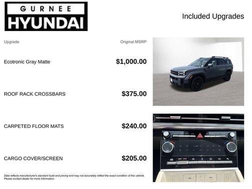 Gray Matte 2026 Hyundai SANTA FE Calligraphy