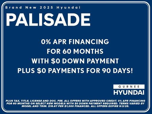 2025 Hyundai PALISADE Calligraphy Night Edition