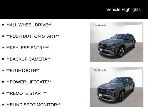 2025 Hyundai TUCSON SEL