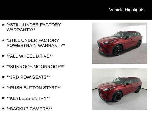 2024 Toyota Highlander Hybrid XLE