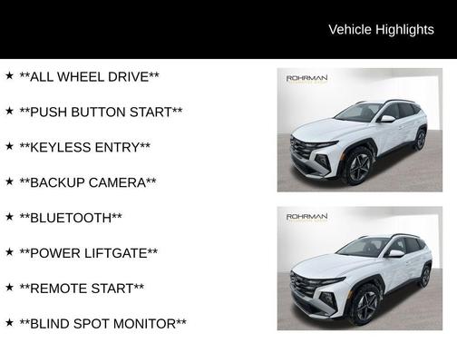 2025 Hyundai TUCSON SEL