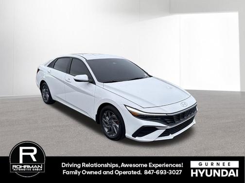 White 2024 Hyundai ELANTRA SEL