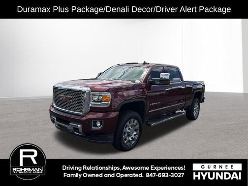 Deep Garnet Metallic 2016 GMC Sierra 2500 Denali