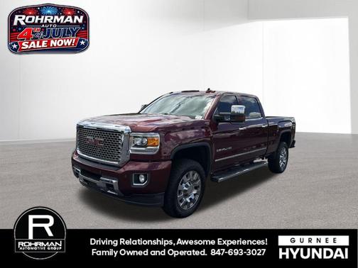 Deep Garnet Metallic 2016 GMC Sierra 2500 Denali