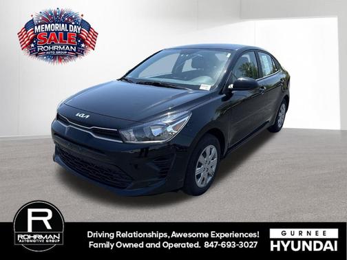Aurora Black 2023 Kia Rio S