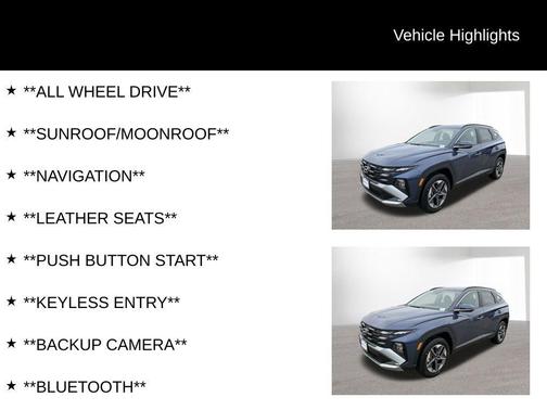 2025 Hyundai TUCSON SEL Convenience