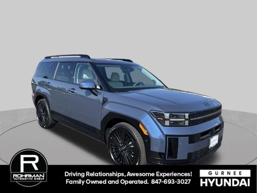 Atlantic Blue 2026 Hyundai SANTA FE HEV Calligraphy