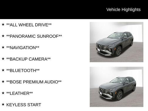 2025 Hyundai TUCSON Limited