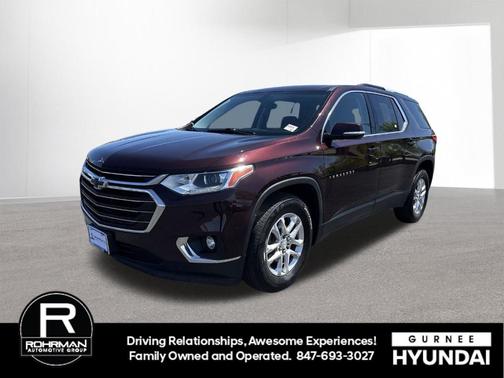 Black Currant Metallic 2018 Chevrolet Traverse LT Cloth
