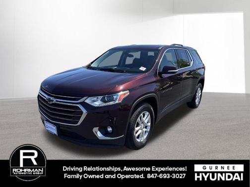 Black Currant Metallic 2018 Chevrolet Traverse LT Cloth