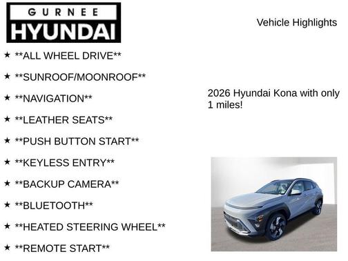 2026 Hyundai KONA Limited