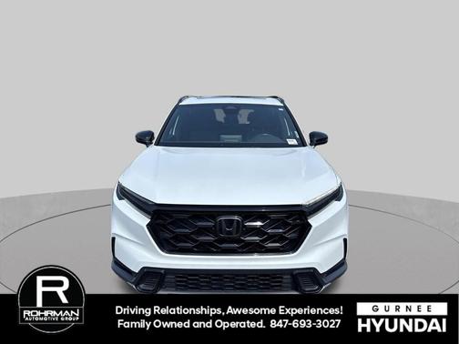 Platinum White Pearl 2024 Honda CR-V Hybrid Sport