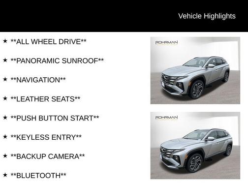 2025 Hyundai TUCSON Limited