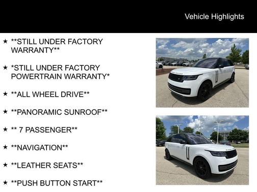 2023 Land Rover Range Rover P530 SE