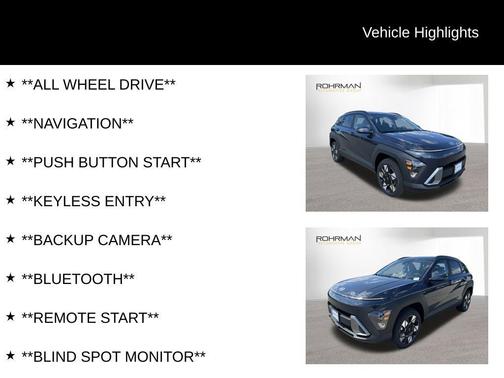 2025 Hyundai KONA SEL Convenience