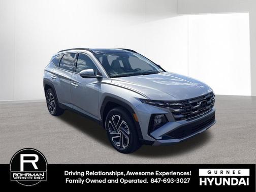 Shimmering Silver 2026 Hyundai TUCSON Hybrid Limited