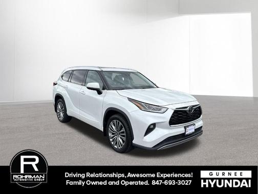 Wind Chill Pearl 2022 Toyota Highlander Platinum